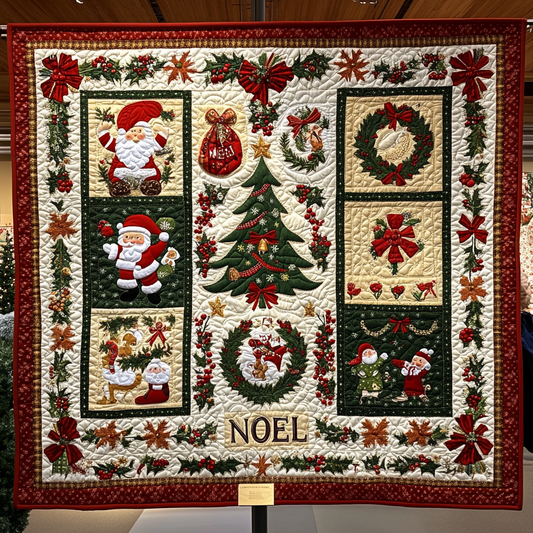 Christmas Santa TAI281024255 Quilt Blanket