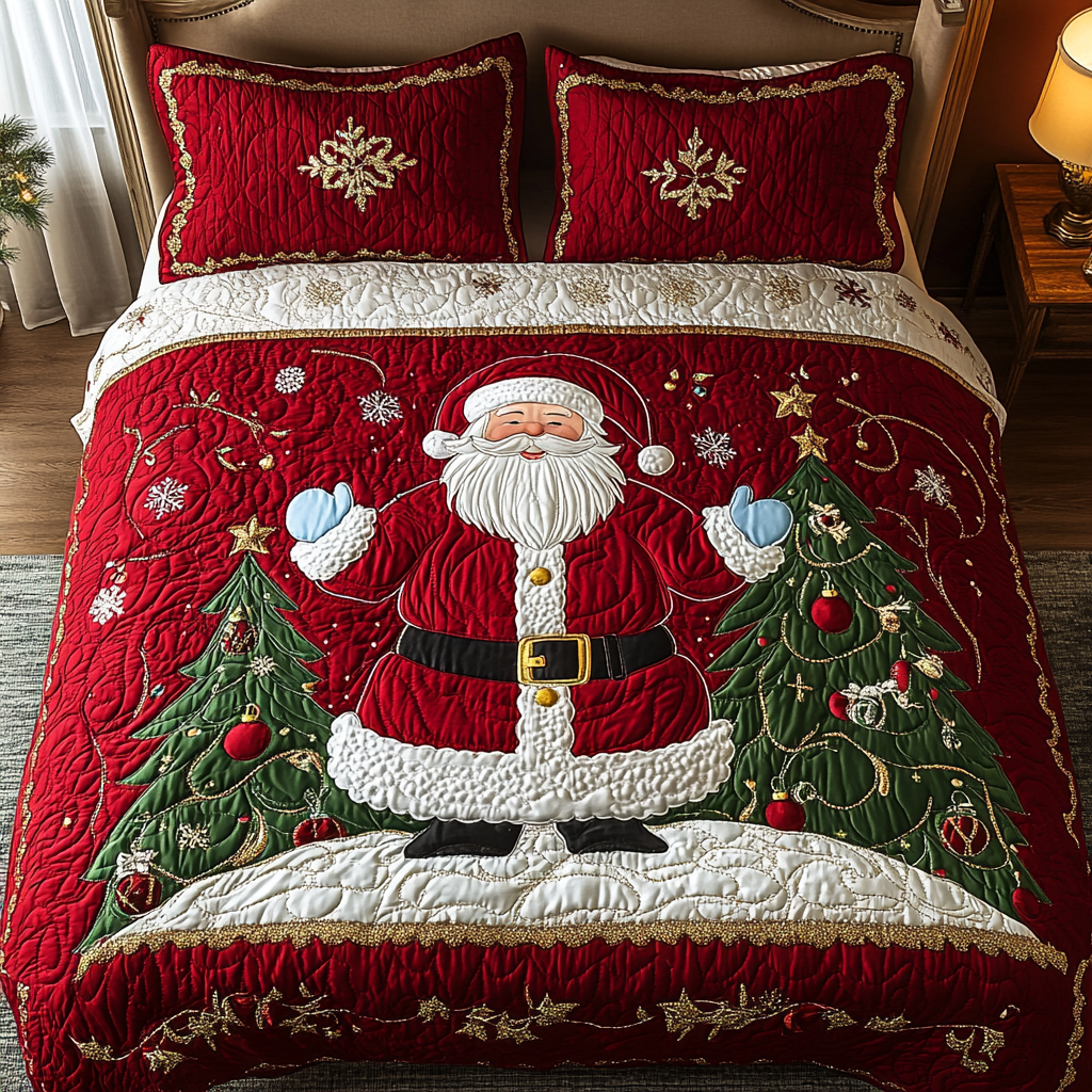 Christmas Santa TAI311024035 Quilt Bedding Set