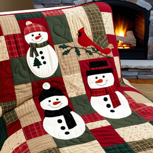 Christmas Snowman NTA181024596 Quilt Blanket