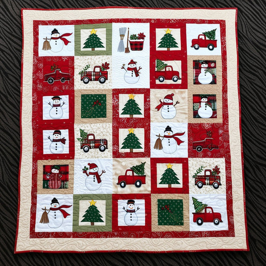 Christmas Snowman NTA181024601 Quilt Blanket