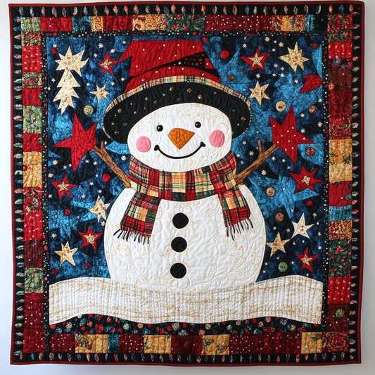 Christmas Snowman TAI281024231 Quilt Blanket