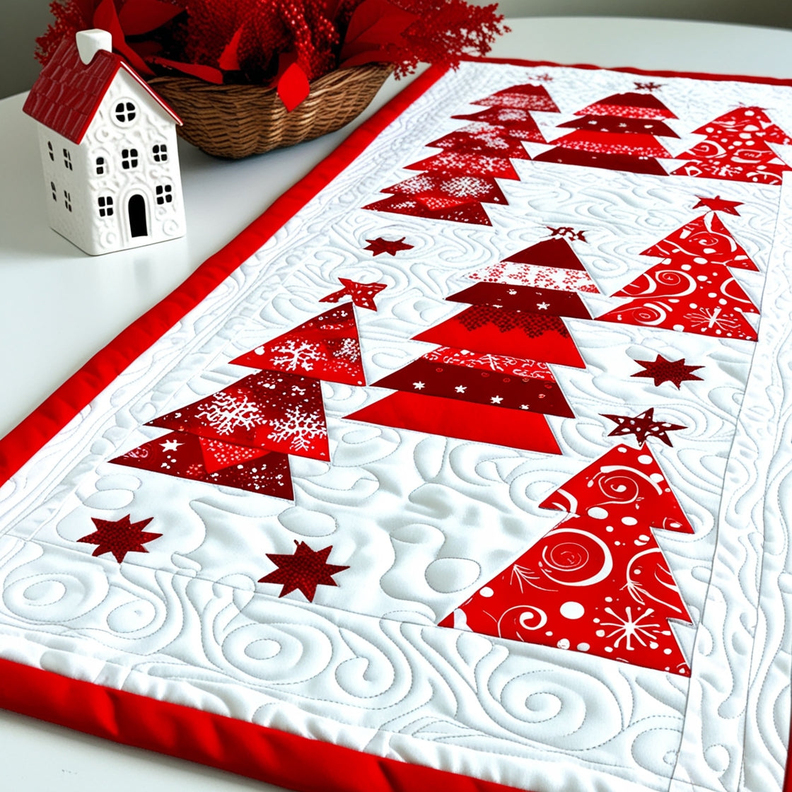 Christmas Tree NTA061124227 Quilted Table Runner