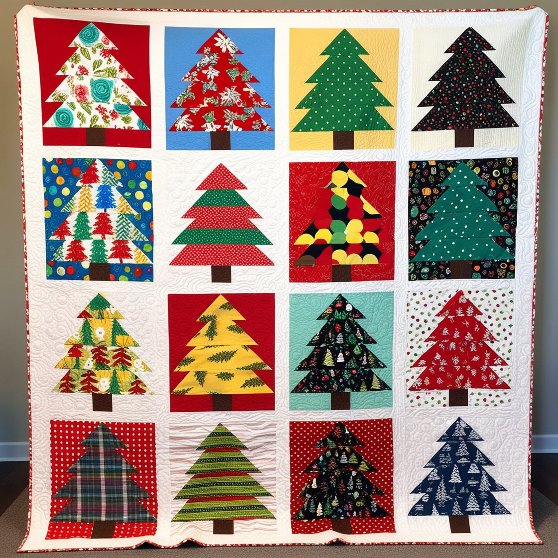 Christmas Tree NTA151024214 Quilt Blanket