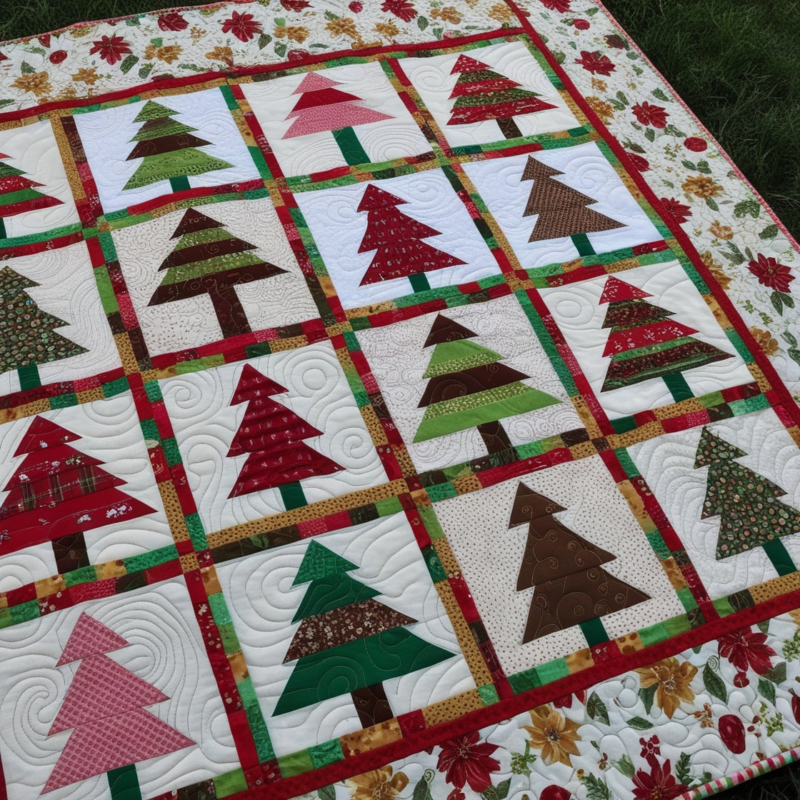 Christmas Tree NTA151024336 Quilt Blanket