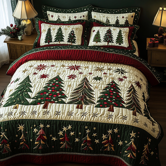 Christmas Tree TAI041124187 Quilt Bedding Set