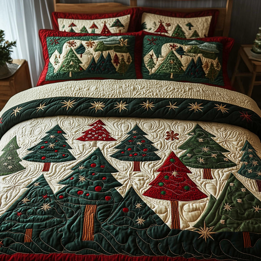 Christmas Tree TAI041124248 Quilt Bedding Set