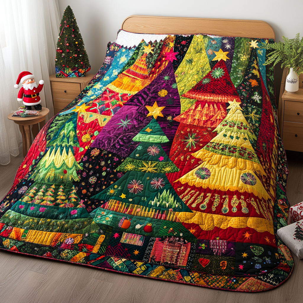 Christmas Tree TAI061124301 Quilt Blanket