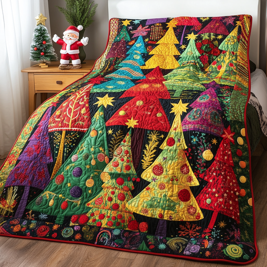 Christmas Tree TAI061124304 Quilt Blanket