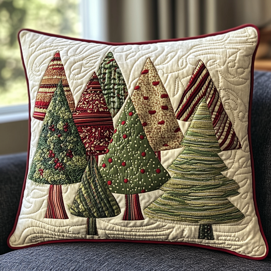 Christmas Tree TAI311024185 Quilted Pillow Case