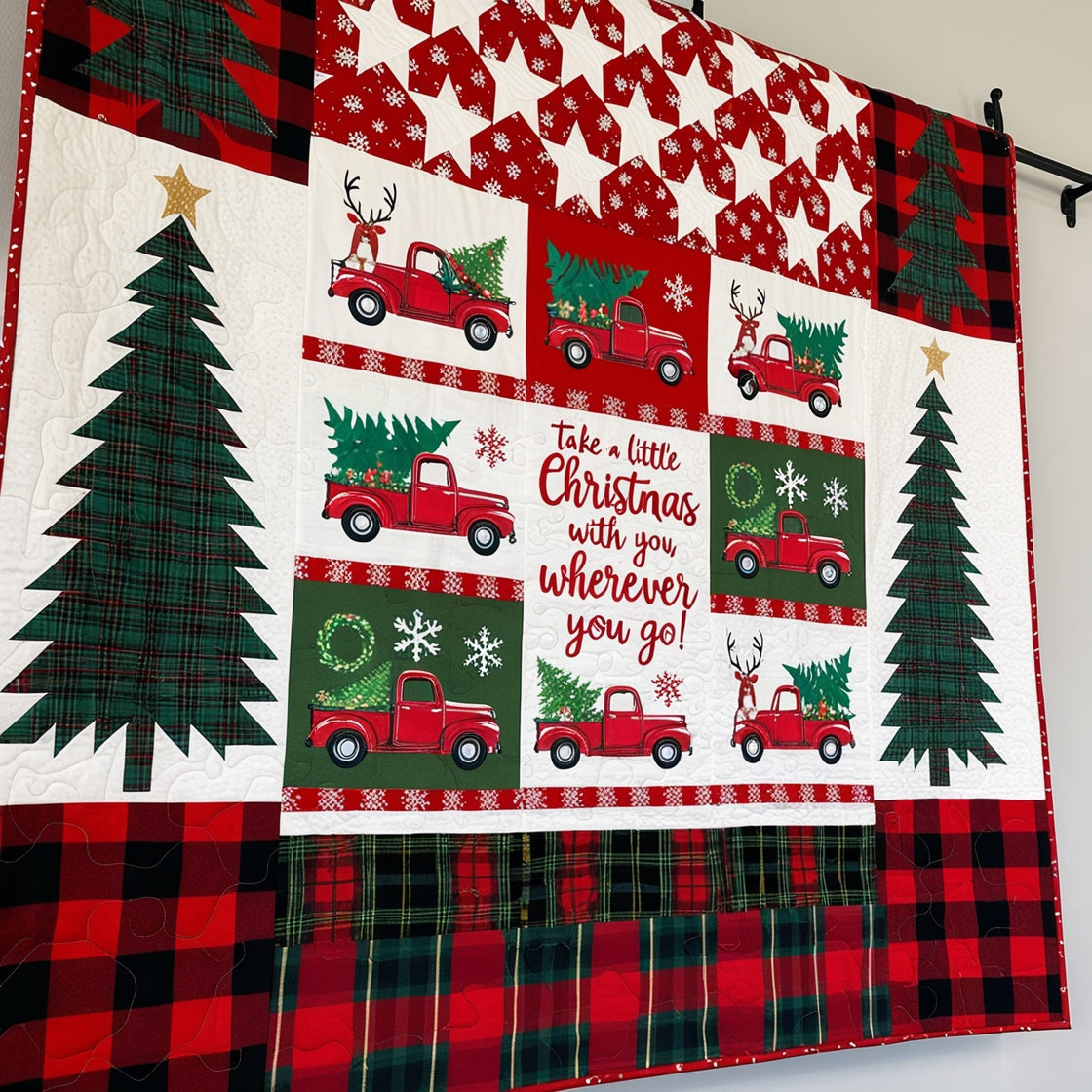 Christmas Truck NTA281024046 Quilt Blanket