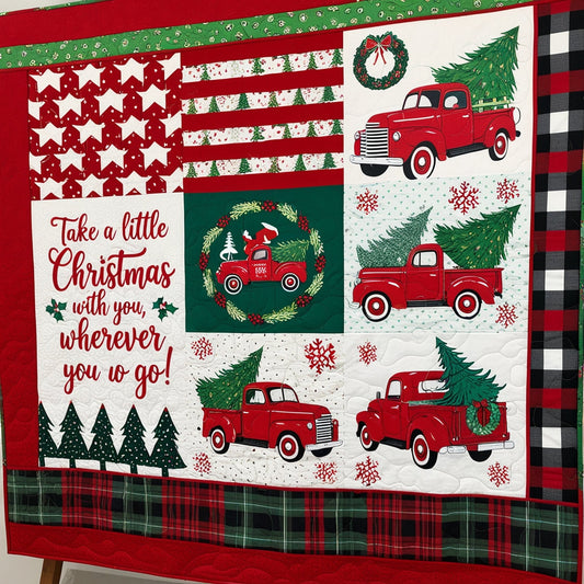 Christmas Truck NTA281024047 Quilt Blanket