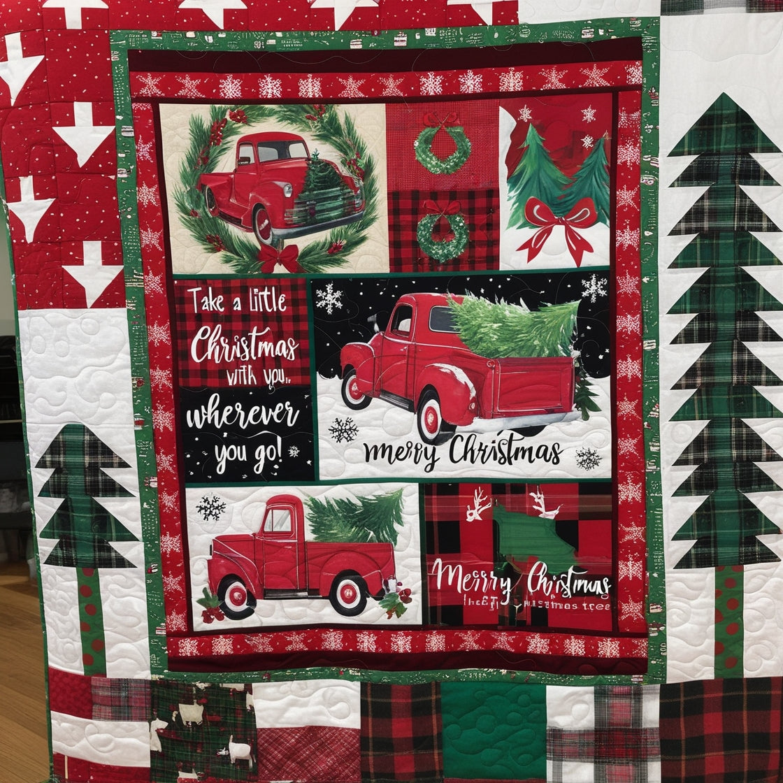 Christmas Truck NTA281024049 Quilt Blanket