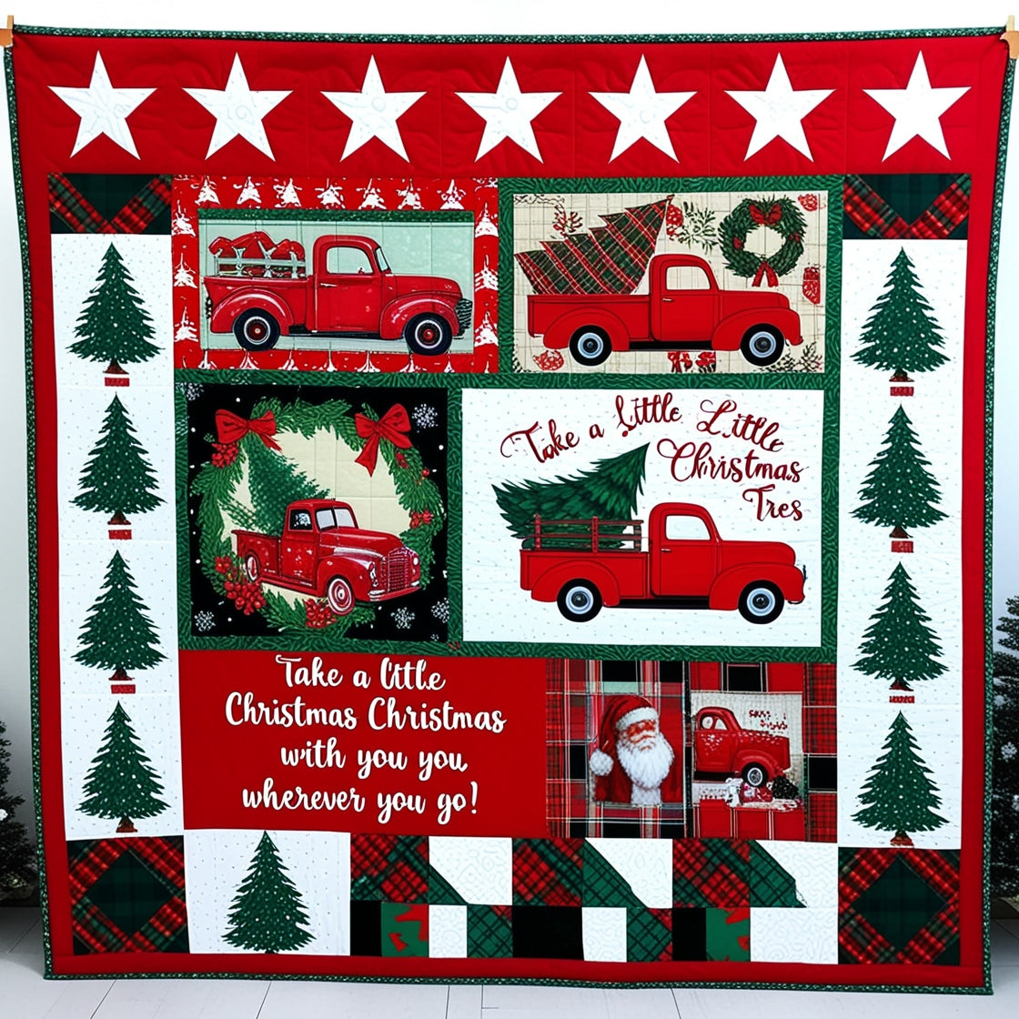 Christmas Truck NTA281024050 Quilt Blanket