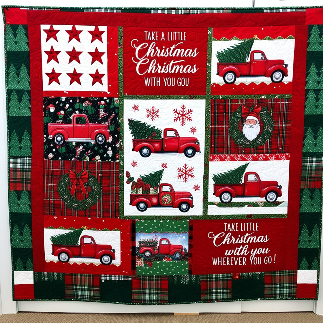 Christmas Truck NTA281024053 Quilt Blanket