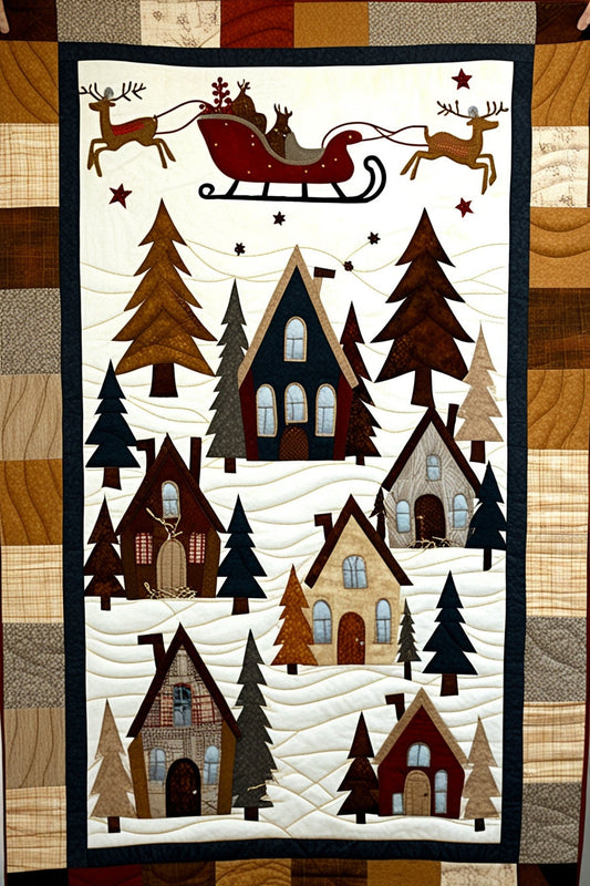 Christmas Village NTA281024134 Quilt Blanket