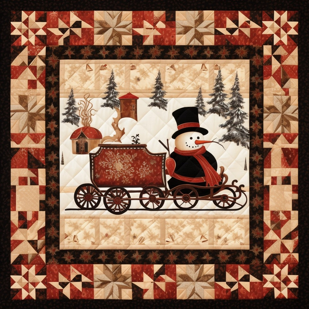 Christmas Snowman BL07112329 Quilt Blanket