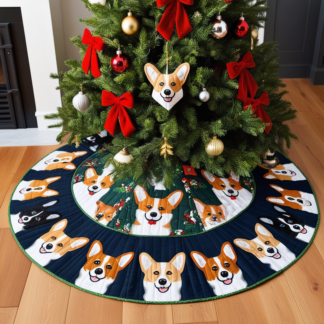 Corgi NTA311024276 Quilted Tree Skirt