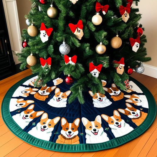 Corgi NTA311024277 Quilted Tree Skirt