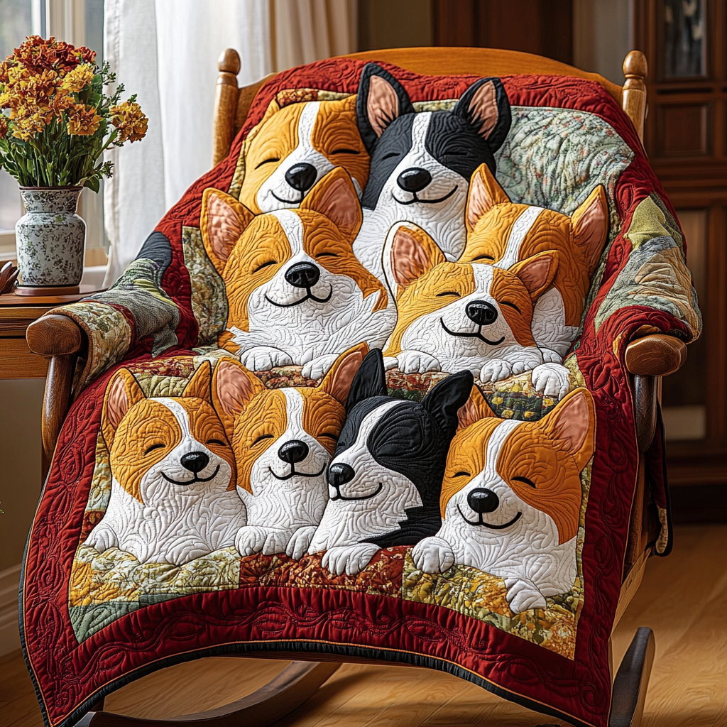 Corgi TAI041124030 Quilt Blanket