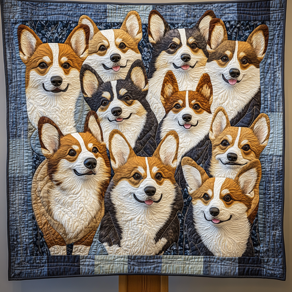 Corgi TAI041124033 Quilt Blanket