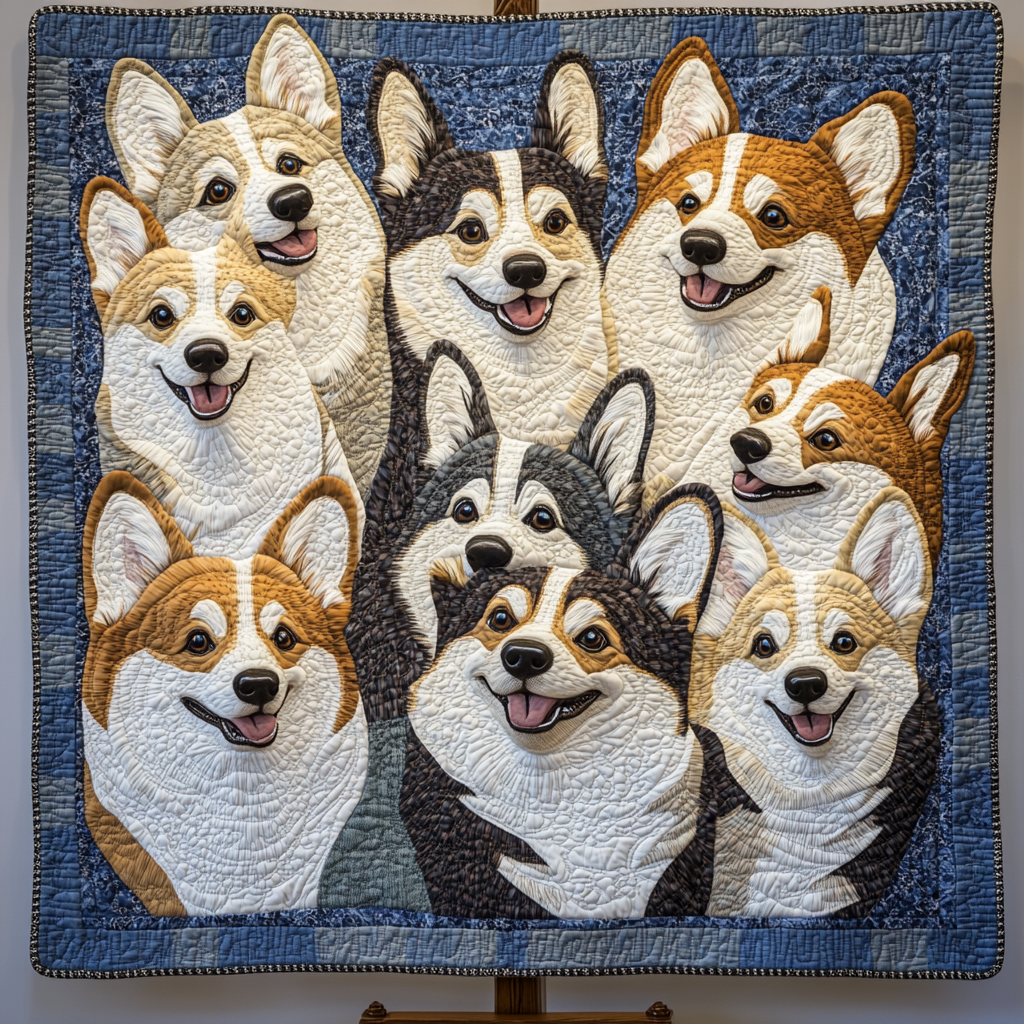 Corgi TAI041124035 Quilt Blanket