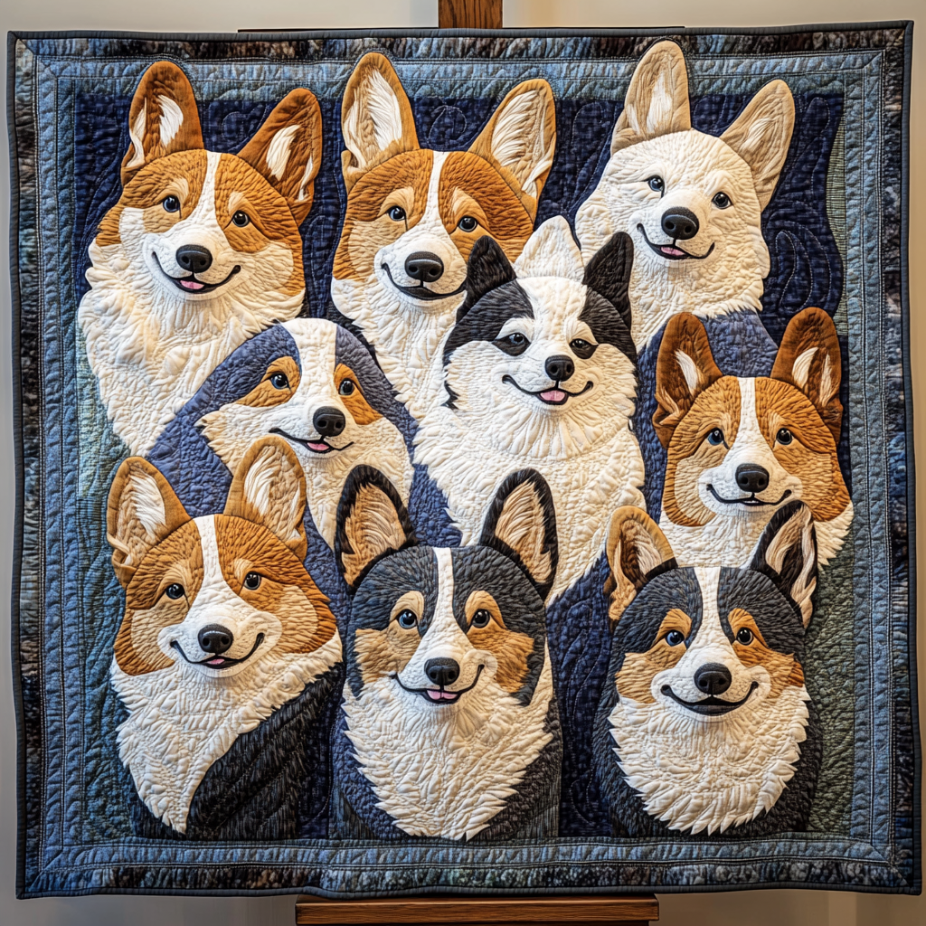 Corgi TAI041124036 Quilt Blanket