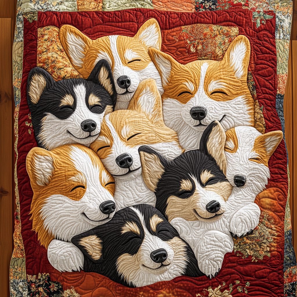 Corgi TAI041124037 Quilt Blanket