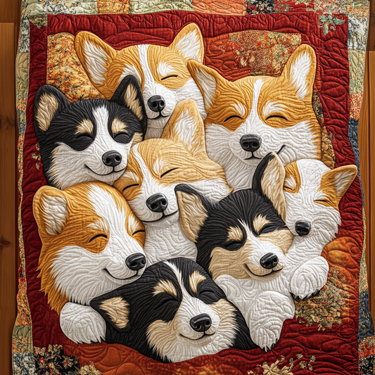 Corgi TAI041124037 Quilt Blanket