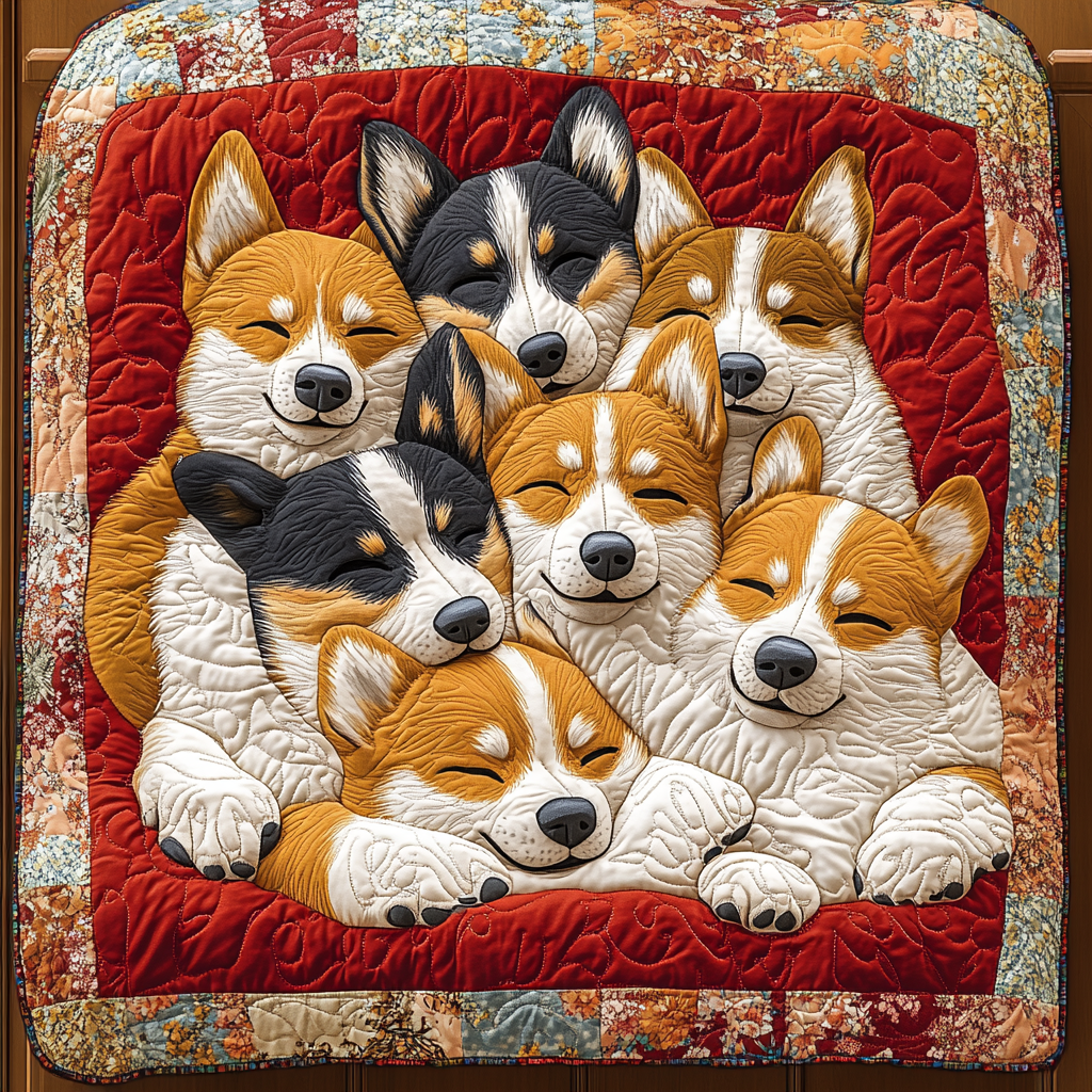 Corgi TAI041124038 Quilt Blanket