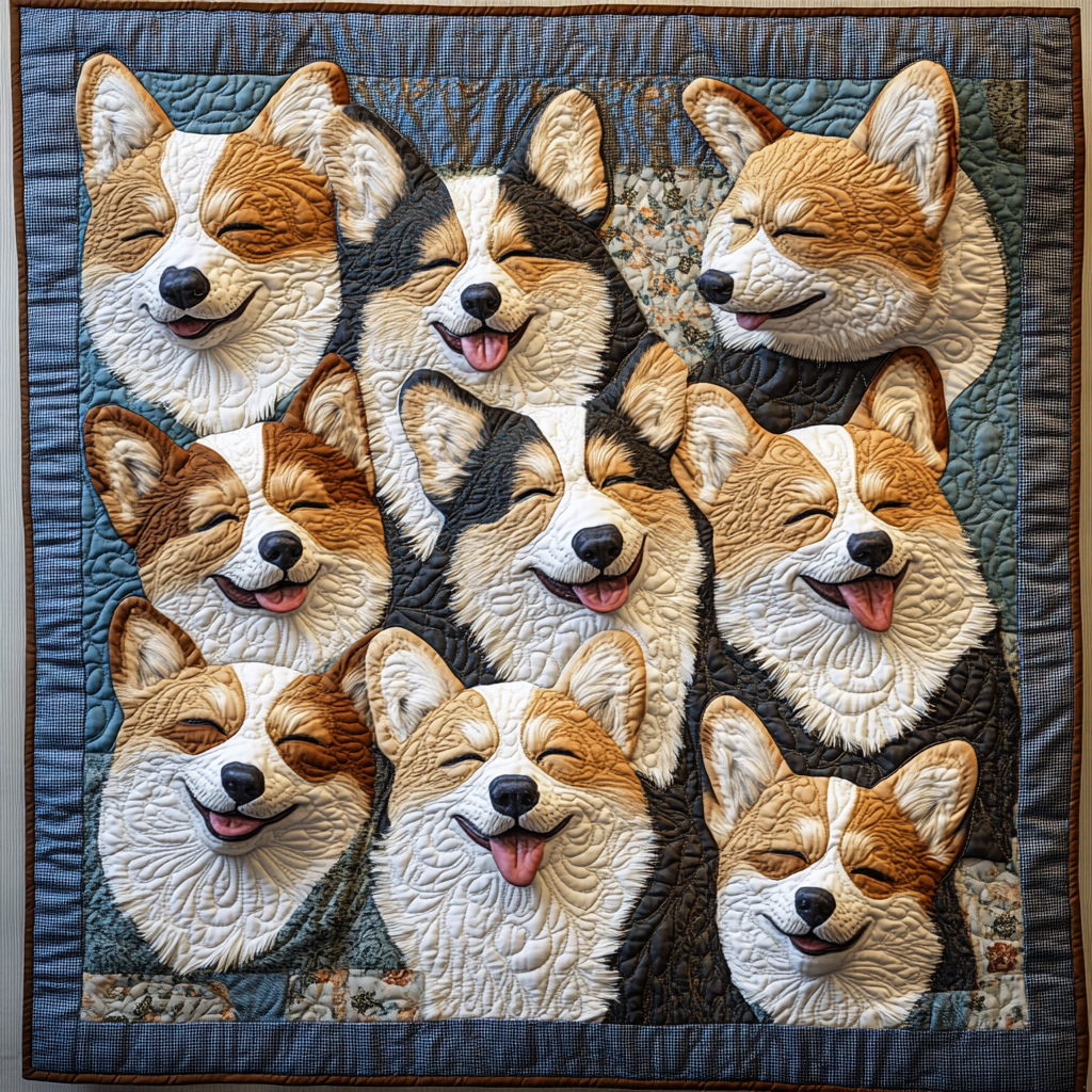 Corgi TAI041124045 Quilt Blanket