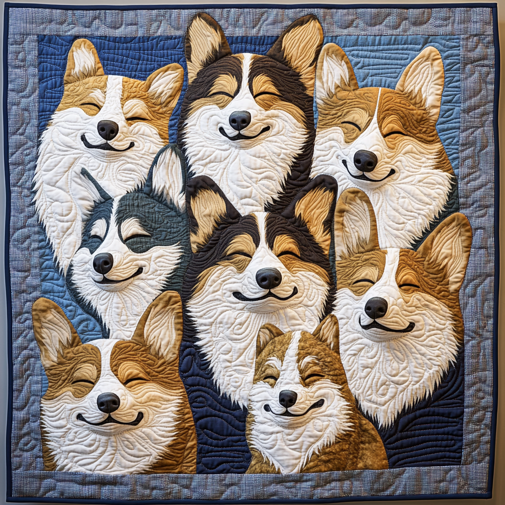 Corgi TAI041124048 Quilt Blanket