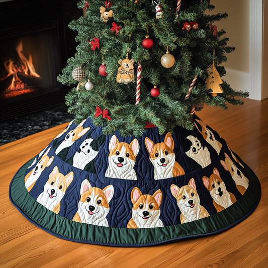 Corgi TAI311024251 Quilted Tree Skirt