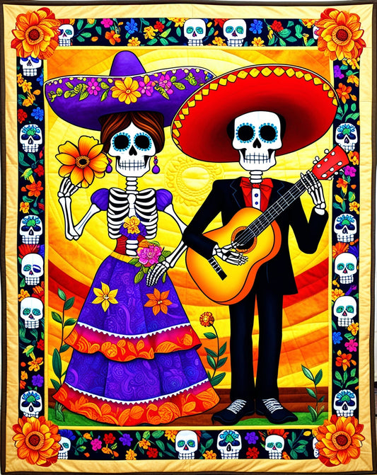 Day Of The Dead NTA281024215 Quilt Blanket