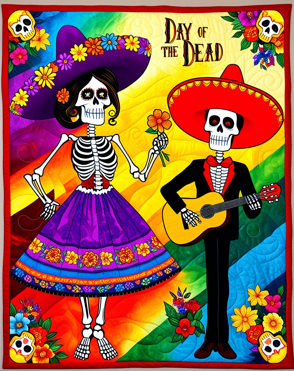 Day Of The Dead NTA281024216 Quilt Blanket