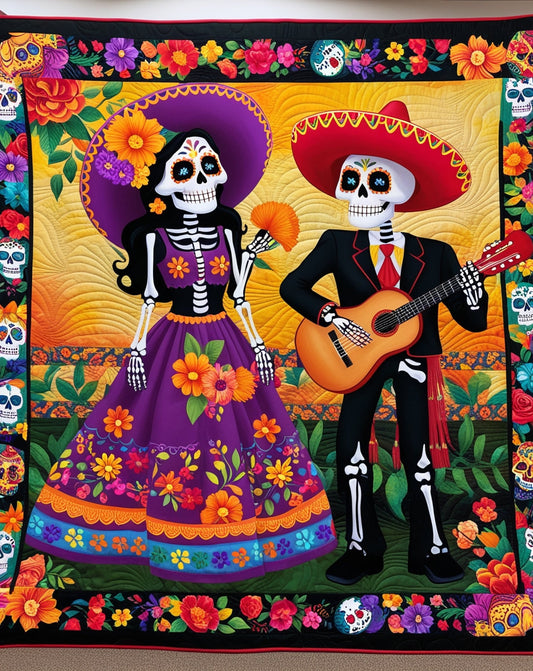 Day Of The Dead NTA281024217 Quilt Blanket