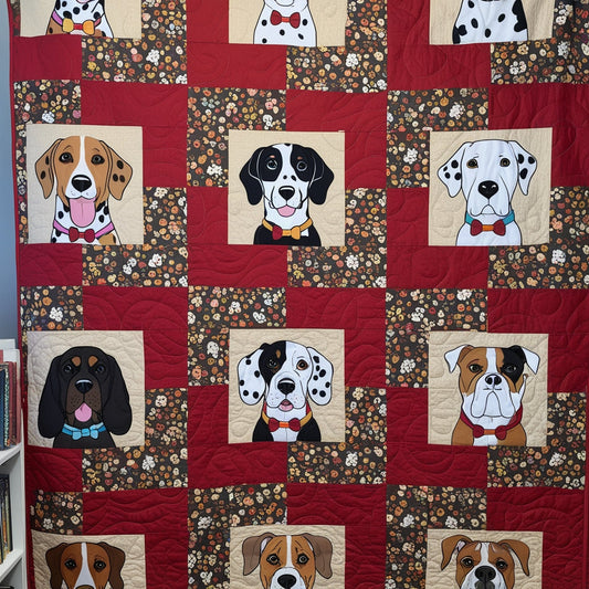 Dogs NTA151024169 Quilt Blanket