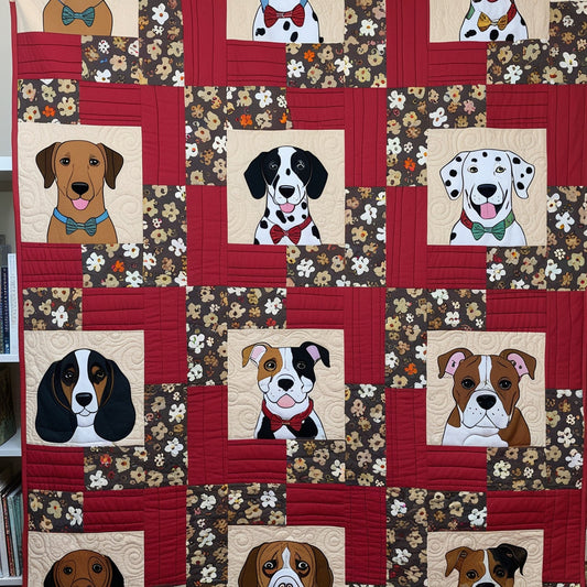 Dogs NTA151024170 Quilt Blanket