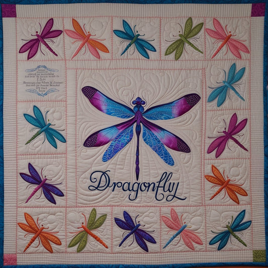 Dragonfly NTA151024095 Quilt Blanket