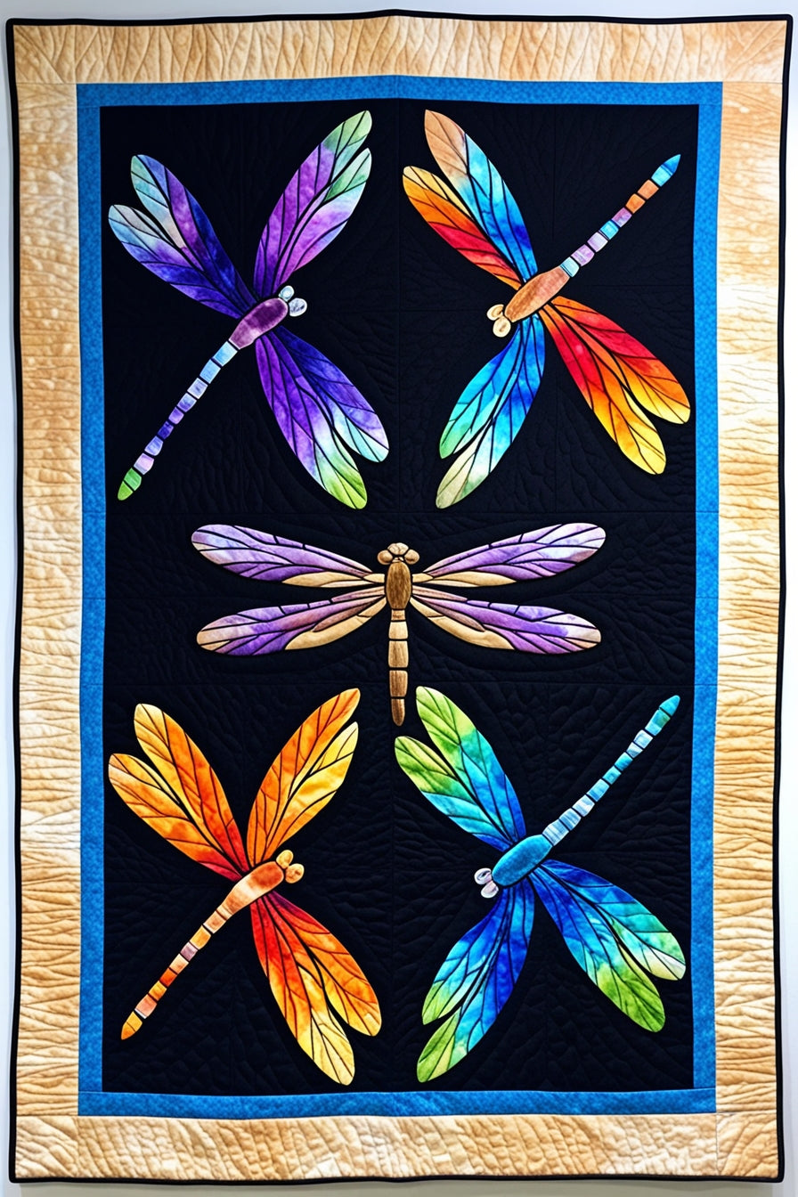 Dragonfly NTA151024110 Quilt Blanket