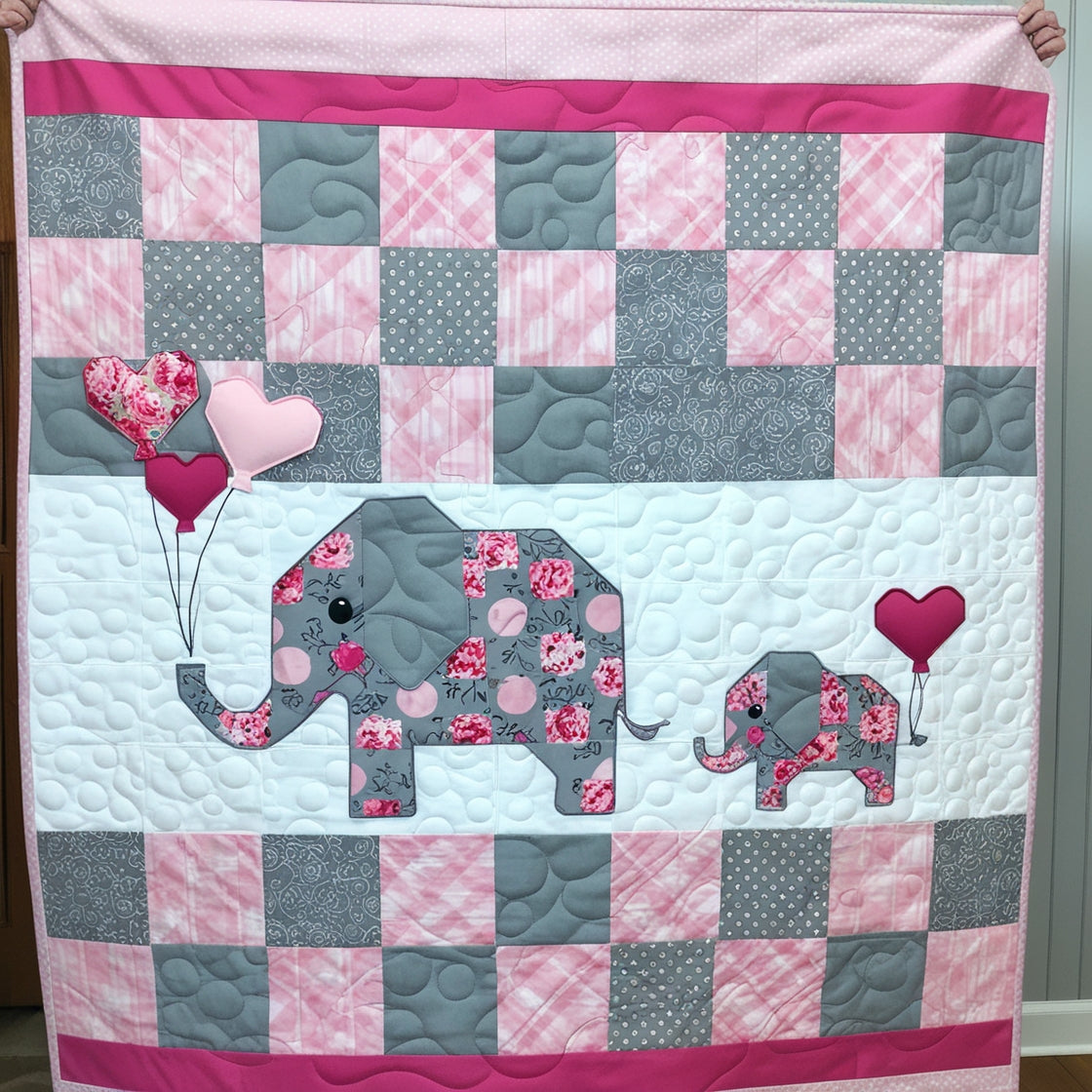 Elephant NTA151024005 Quilt Blanket