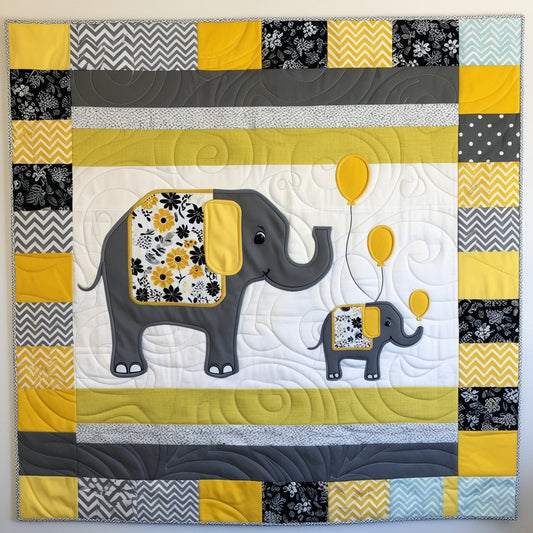 Elephant NTA151024016 Quilt Blanket