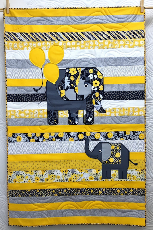 Elephant NTA151024018 Quilt Blanket