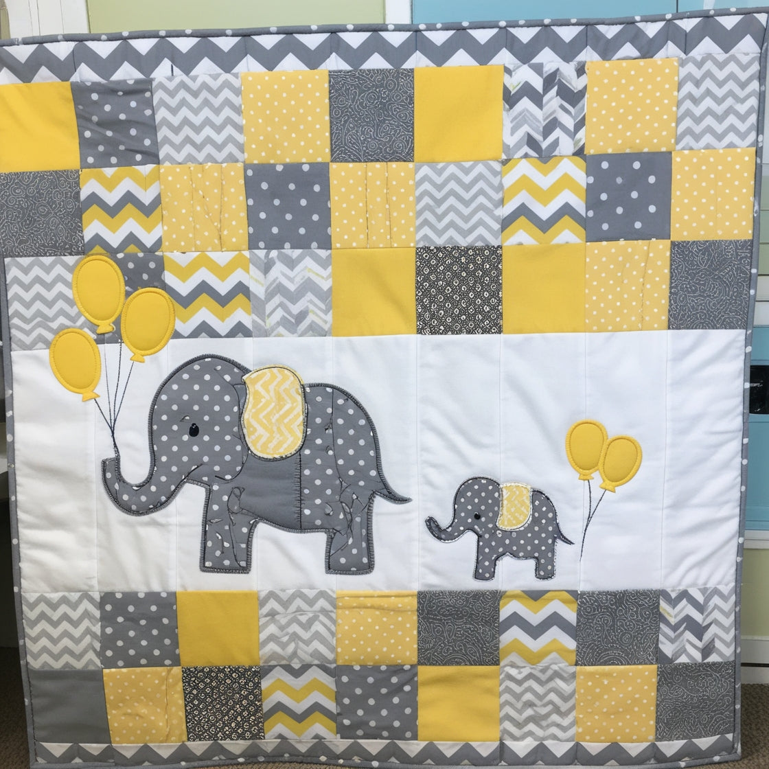 Elephant NTA151024022 Quilt Blanket