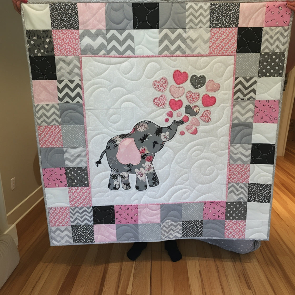 Elephant NTA151024029 Quilt Blanket