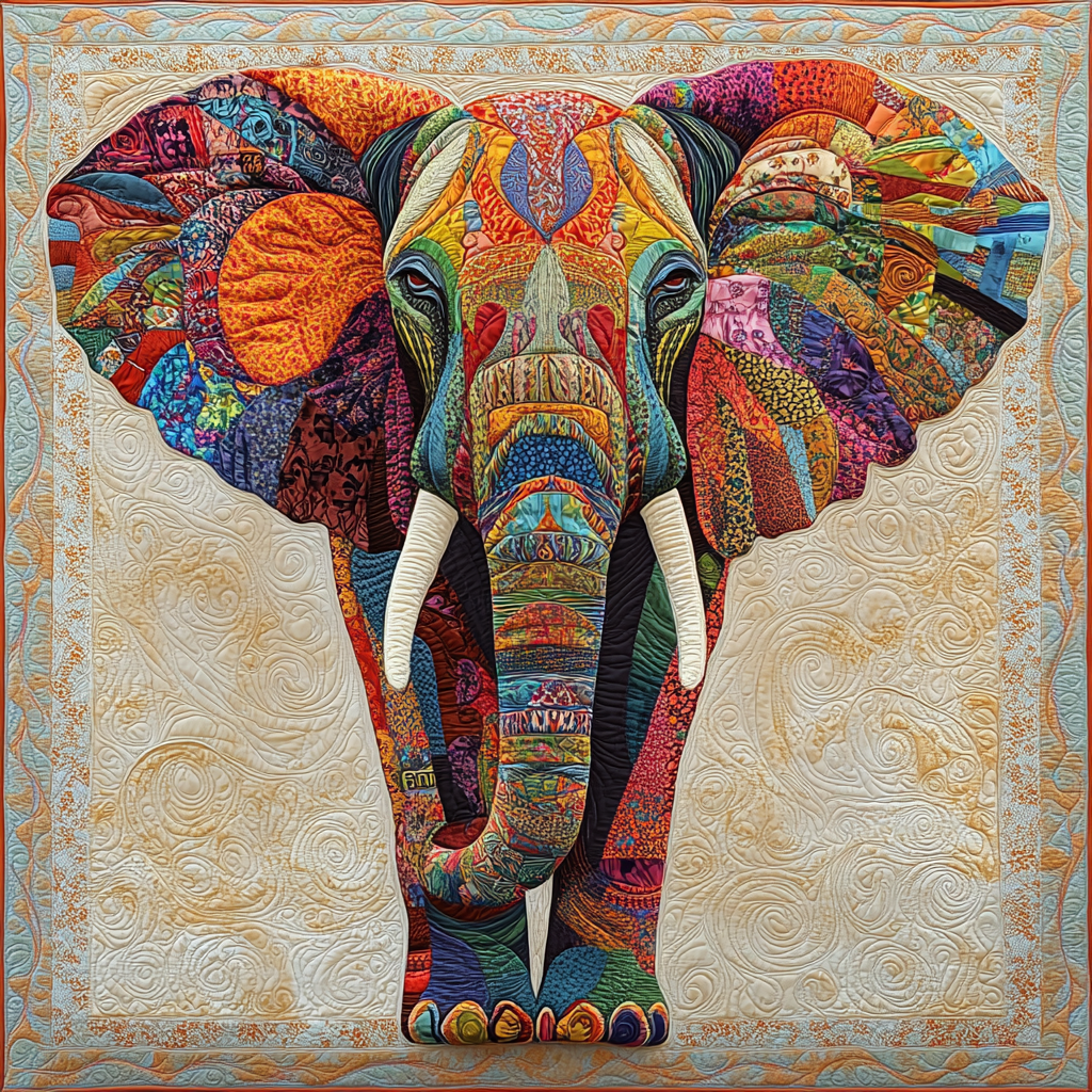 Elephant TAI041124007 Quilt Blanket