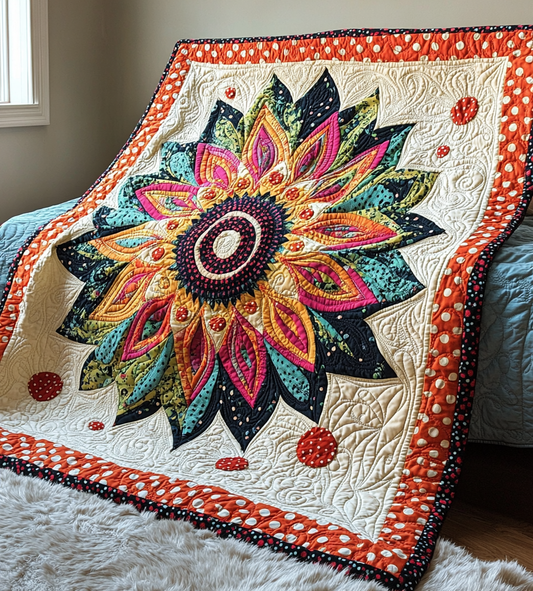 Flower DAI311024375 Quilt Blanket