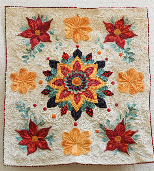 Flower DAI311024379 Quilt Blanket