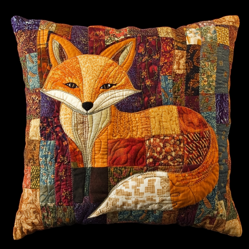 Fox DAI05112496 Quilted Pillow Case