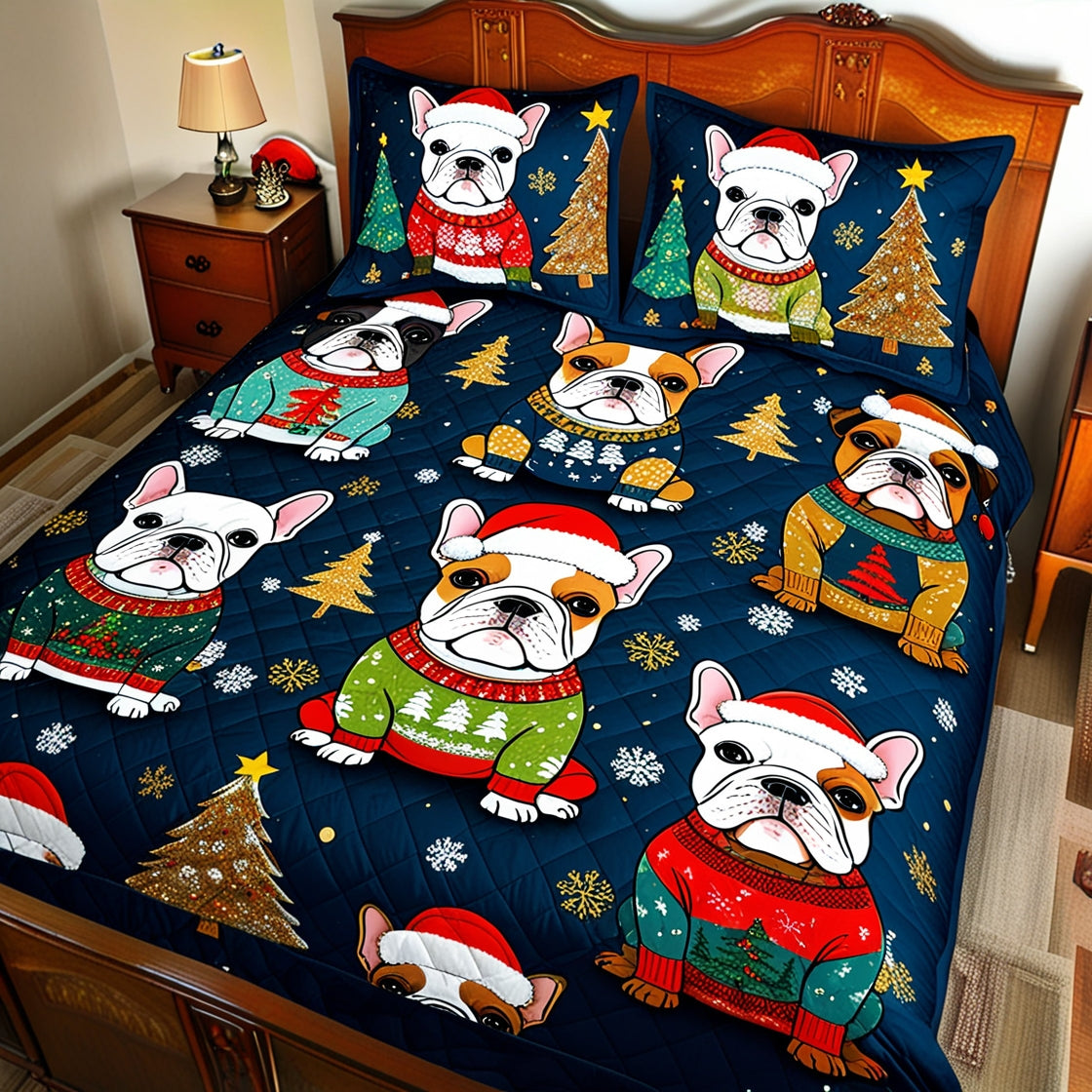 French Bulldog NTA041124400 Quilt Bedding Set