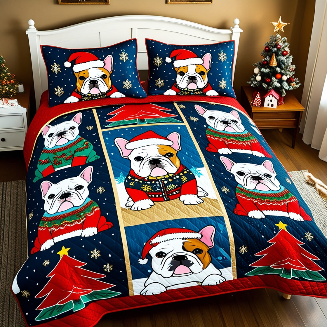 French Bulldog NTA041124402 Quilt Bedding Set